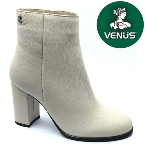 Venüs Desi Hakiki Deri Ortopedik Topuklu Kadın Bot