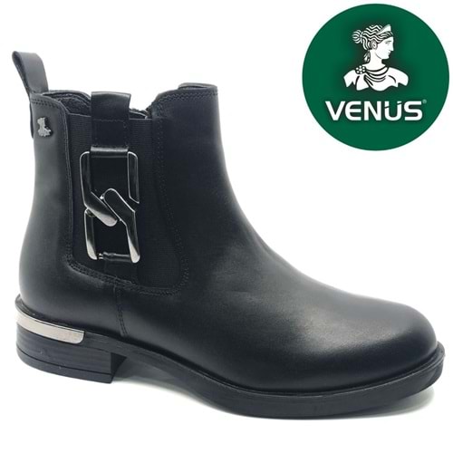 Venüs Apricus Hakiki Deri Düz Kaymaz Taban Ortopedik Kadın Bot