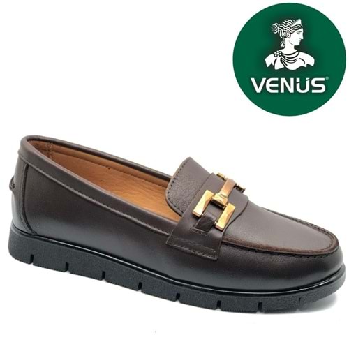 Venüs Kikir Hakiki Deri Ortopedik Casual Kadın Babet Ayakkabı