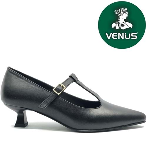 Venüs Victoring Hakiki Deri Şeker Topuklu Kadın Klasik Ayakkabı