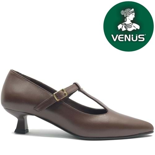 Venüs Victoring Hakiki Deri Şeker Topuklu Kadın Klasik Ayakkabı