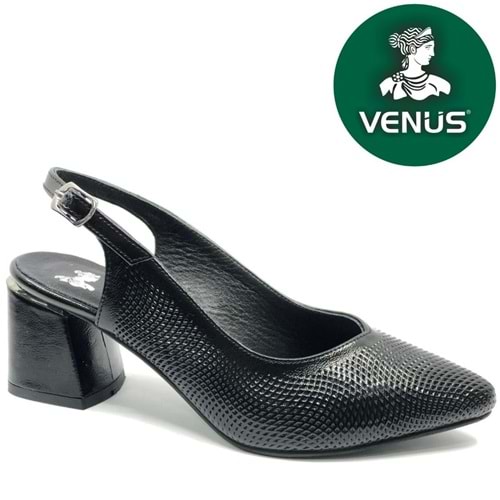 Venüs Ugrap Hakiki Deri Topuklu Kadın Klasik Ayakkabı