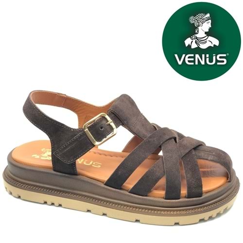 Venüs Tenzret Hakiki Deri Comfort Ortopedik Kadın Sandalet