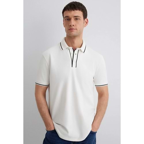 Mavi M0612648-70057 Yaka Detaylı Erkek Polo Yaka Tişört Erkek Tişort