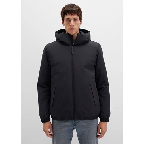 Mavi 0110617-71379 Kapüşonlu Erkek Mont