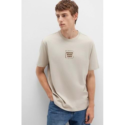 Mavi 0612837-70039 Baskılı Baskılı Tişört Erkek T-Shirt