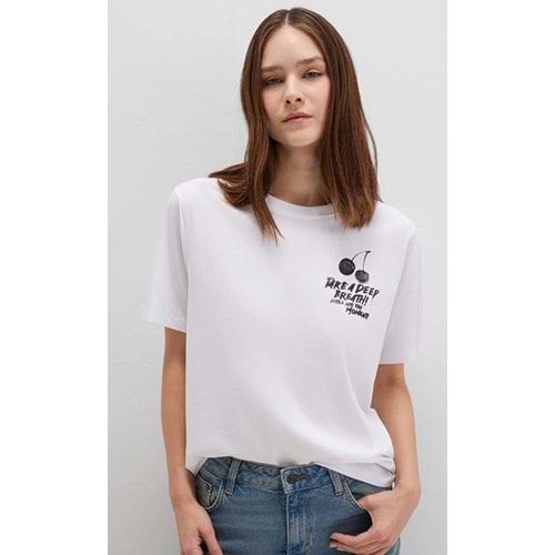 Mavi M1613484-620 Baskılı T-Shirt Kadın Tişört