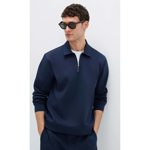 Mavi 0S10382-80872 Yarım Fermuarlı Sweatshirt