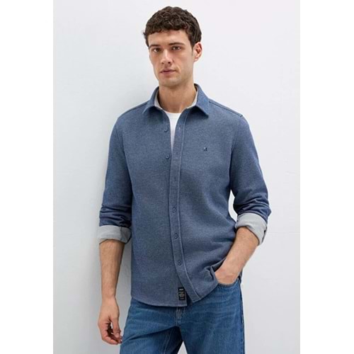 Mavi M0211763-70718 M Logo Nakışlı Örme Gömlek Erkek Gömlek