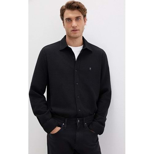 Mavi 0211789-900 M Logo Nakışlı Örme Erkek Gömlek