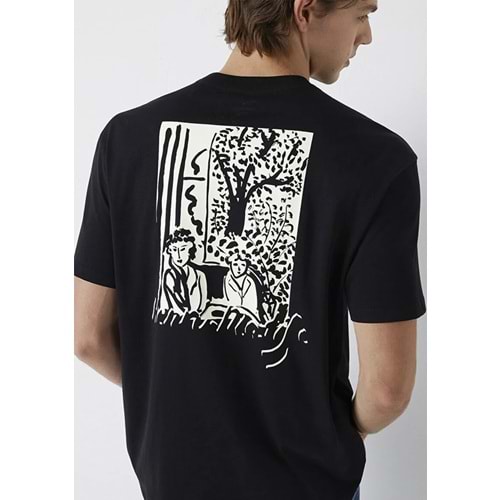 Mavi M0613575-900 Mavi Henri Matisse Baskılı T-Shirt Erkek Tişort