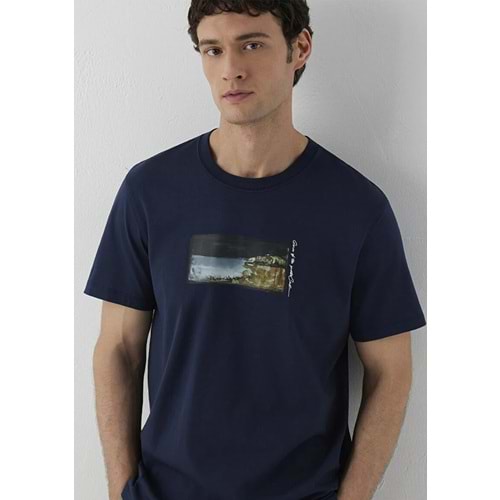 Mavi M0613520-70490 Mavi Baskılı T-Shirt Erkek Tişort