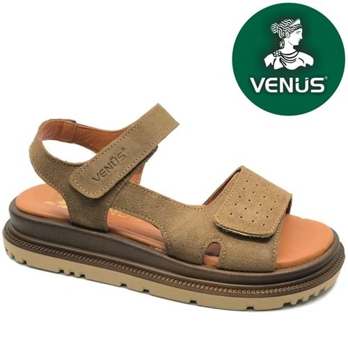 Venüs Garnet Hakiki Deri Comfort Ortopedik Kadın Sandalet