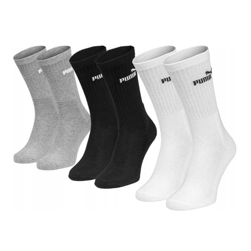 Puma 947110-09 Elements Crew So 3 Pack 3 Parça-Adet Unisex Çorap
