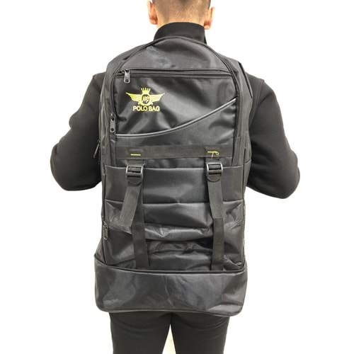 Kocamanlar Körüklü Ortopedik Çok Gözlü Gezi Seyahat Yürüyüş Kamp Spor Dağcı Sırt Çantası