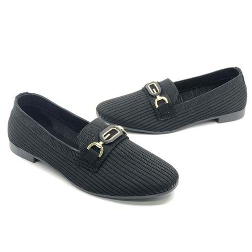 Marry Pace 883160 Toka Detaylı Triko Kadın Babet Ayakkabı