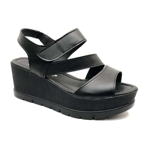 Ayakdaş 1019 Kadın Dolgu Taban Sandalet