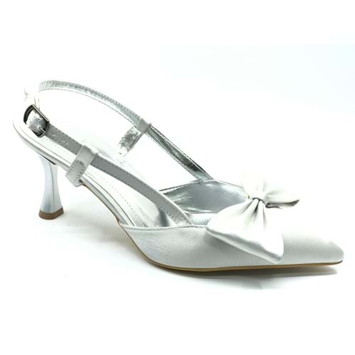 Mehtap Kurdela Detaylı Arkası Açık Stiletto Kadın Topuklu Ayakkabı