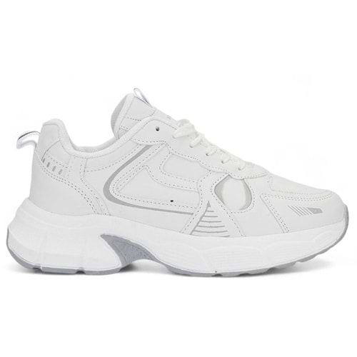 Lambırlent 7450-Cilt Kalın Taban Sneaker Unisex Spor Ayakkabı