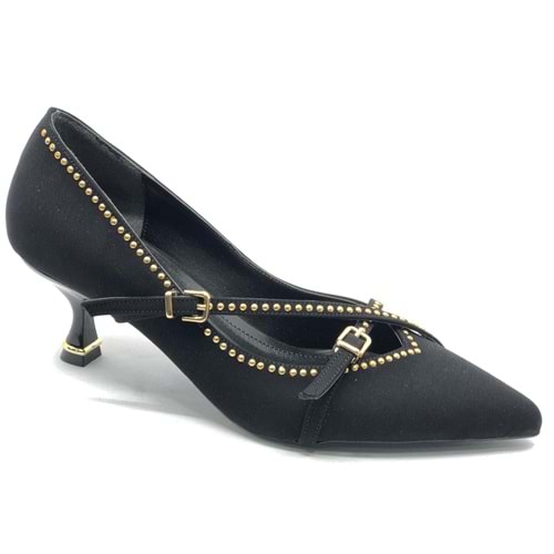 Feles Zımba Toka Detaylı Stiletto Kadın Ayakkabı