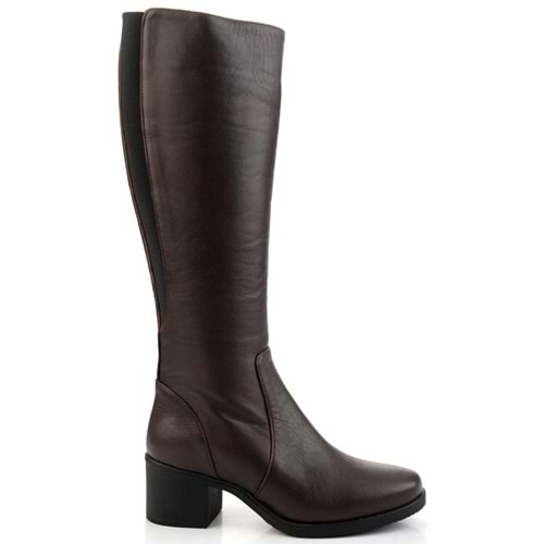 Ayakdaş 021-1 Streç Hakiki Deri Kadın Çizme