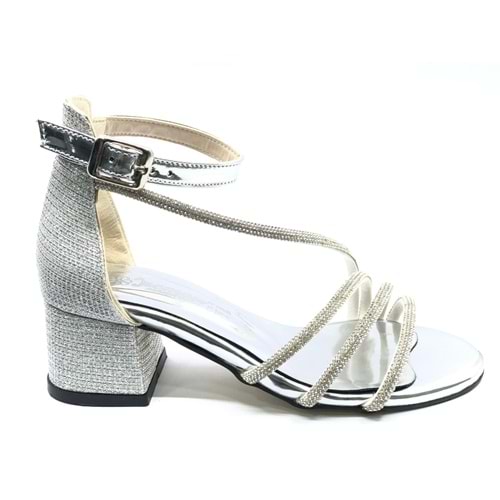 İremsu 9634111 Kız Çocuk Abiye Taşlı Topuklu Ayakkabı