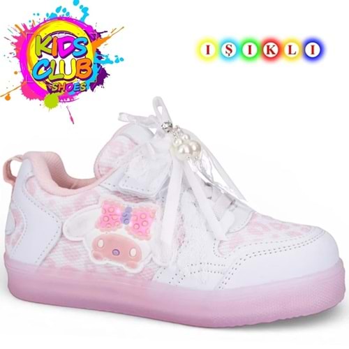 Kocamanlar Kuromi Işıklı Ortopedik Çocuk Spor Ayakkabı