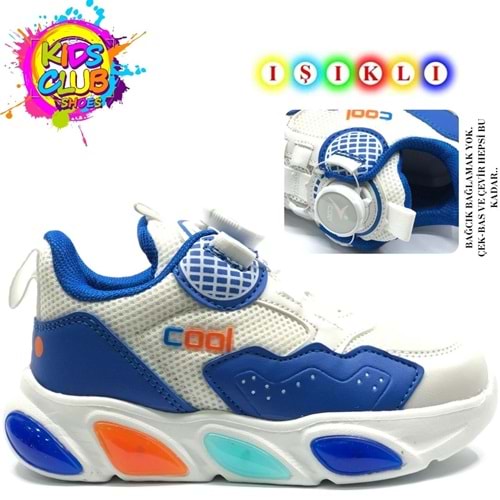 Cool Leon Akıllı Bağcıklı Işıklı Ortopedik Çocuk Spor Ayakkabı