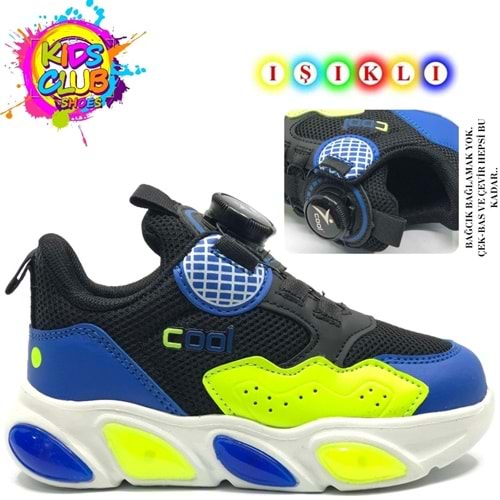 Cool Leon Akıllı Bağcıklı Işıklı Ortopedik Çocuk Spor Ayakkabı
