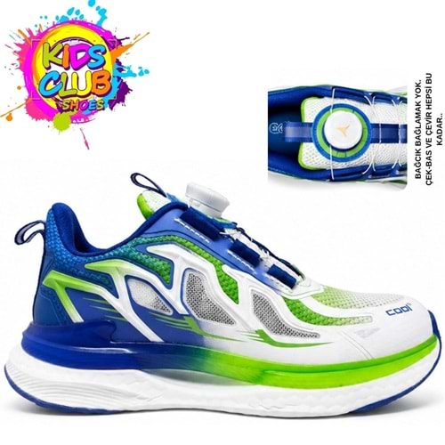 Cool Zeo Akıllı Bağcıklı Ortopedik Çocuk Spor Ayakkabı