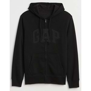 Gap V-Heritage Gap Logo Fz 499917 Erkek Kapüşonlu Fermuarlı Sweatshirt