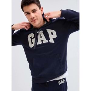 Gap V-Heritage Logo Po 850834 Erkek Kapüşonlu Sweatshirt