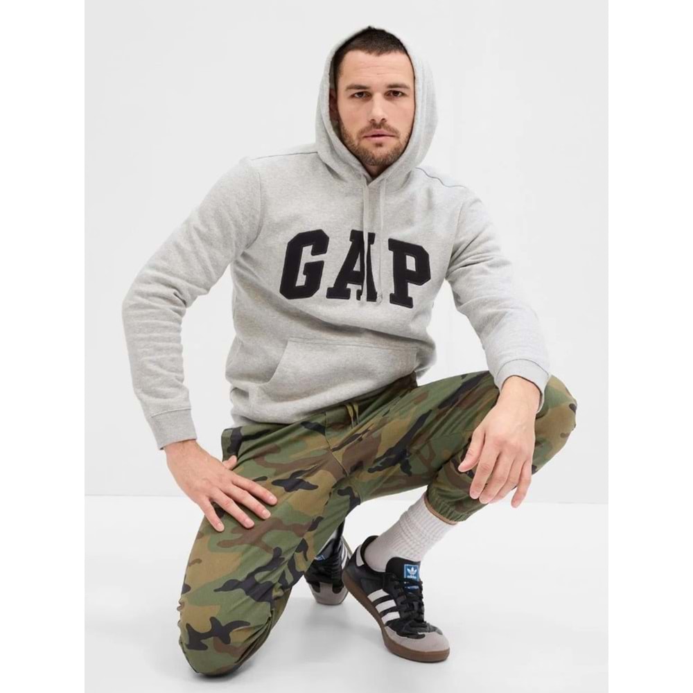 Gap V-Heritage Logo Po 850834 Erkek Kapüşonlu Sweatshirt