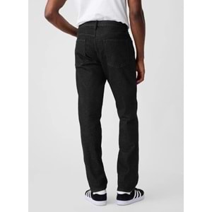 Gap V-Straıght Black Palm Jeans 749118000 Düz Kalıp Erkek Kot Pantolon