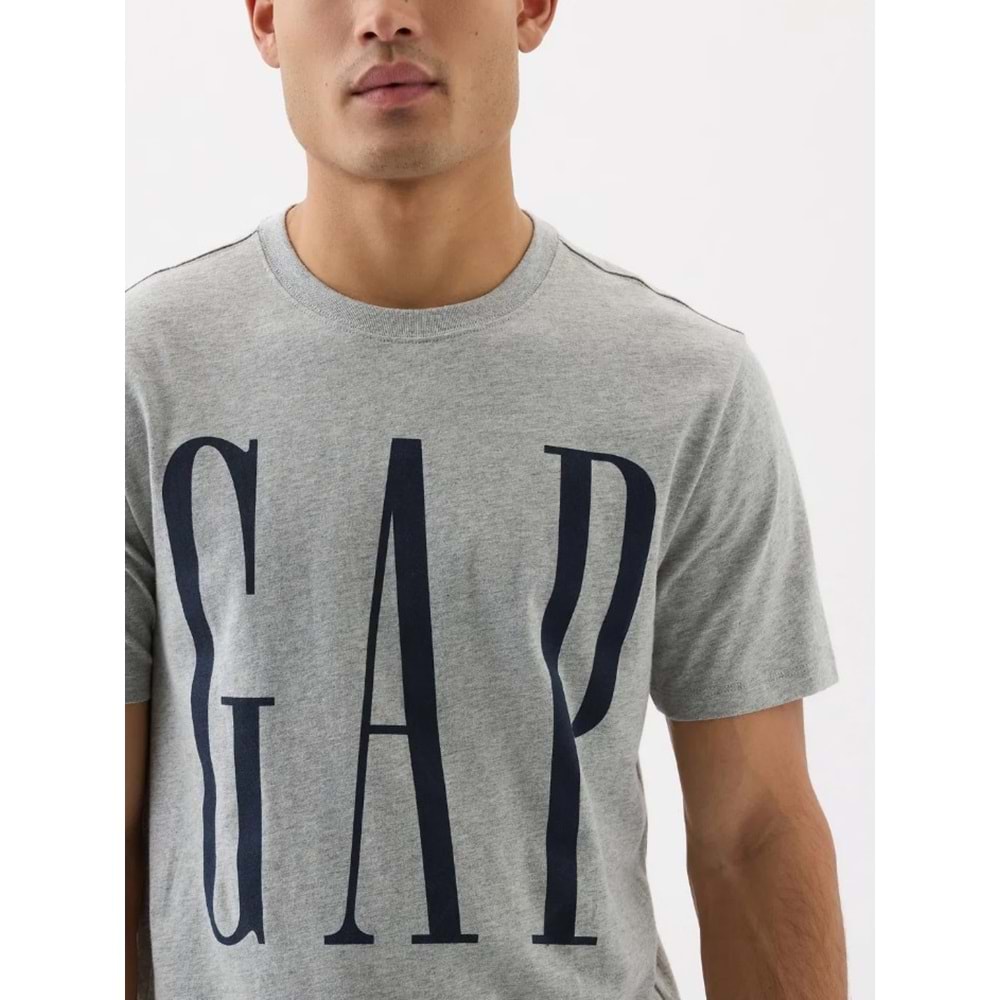 Gap V-Everyday Soft Corp Logo Tee 866774002 Kısa Kol Tişört Erkek T-Shirt