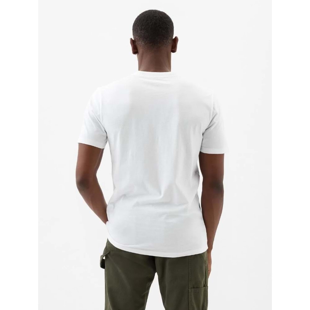 Gap Everyday Soft Basic Gap Logo 856659 T-Shirt Kısa Kol Tişört Erkek T-Shirt