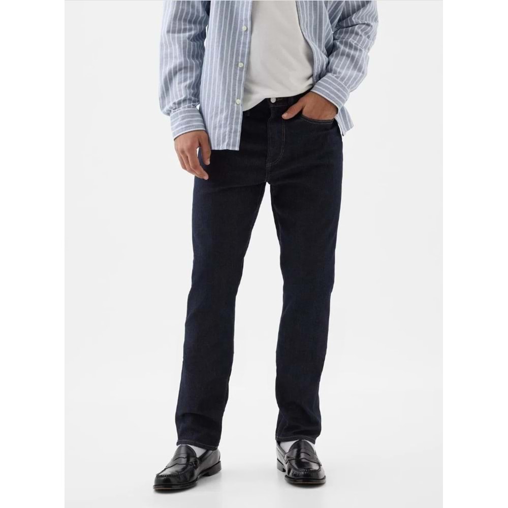 Gap V-Slım Opp Rınse Wash 885301000 GapFlex Slim Jean Pantolon Dar Kalıp Erkek Kot Pantolon