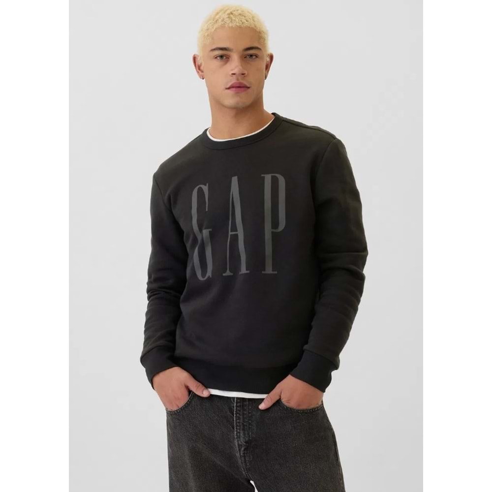 Gap V-Lw Dp Fleece Gap Logo 542214 Erkek Sweatshirt