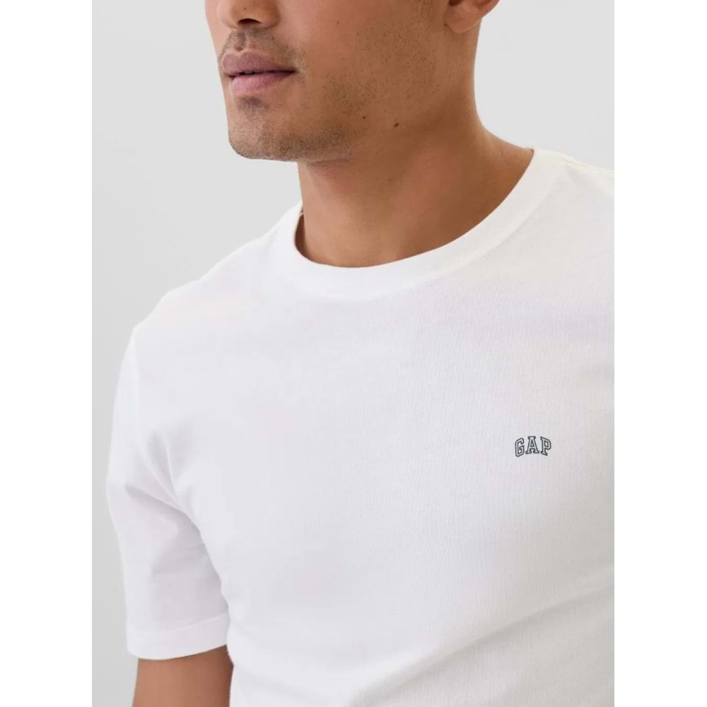 Gap V-Frch Everyday Soft Micro Logo Crew T-Shirt 502022 Kısa Kol Tişört Erkek T-Shirt