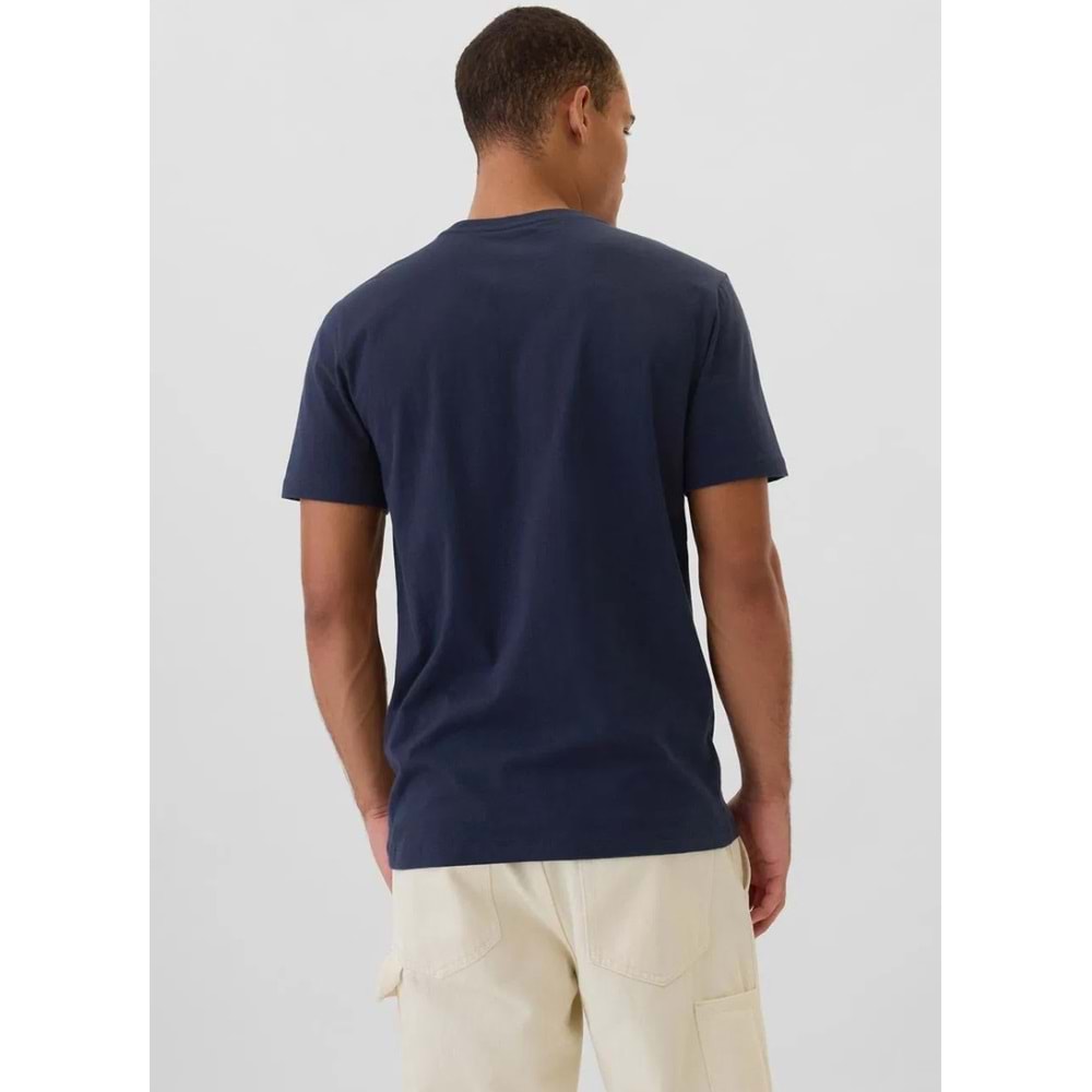 Gap V-Frch Everyday Soft Micro Logo Crew T-Shirt 502022 Kısa Kol Tişört Erkek T-Shirt