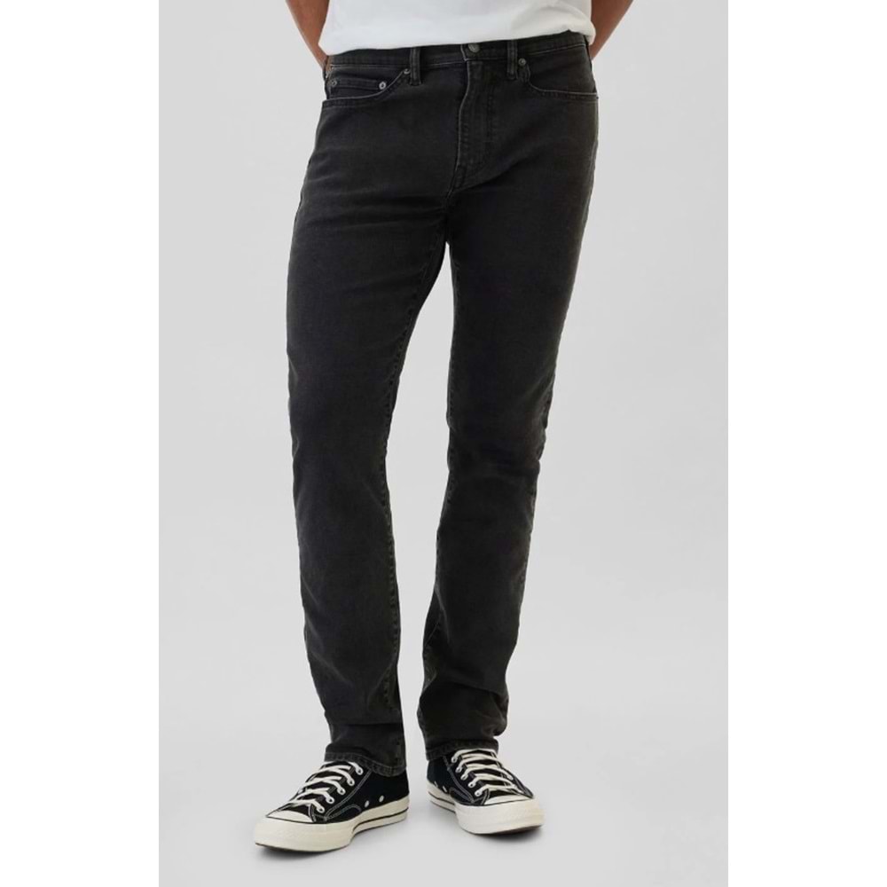 Gap V-Relaxed Fıt Supersoft Dk Watts 542229000 Slim Jean Pantolon Dar Kalıp Erkek Kot Pantolon