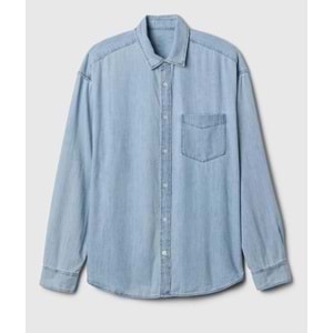 Gap Denim Big Gömlek 589582 Erkek Kot Gömlek