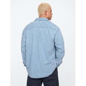 Gap Denim Big Gömlek 589582 Erkek Kot Gömlek