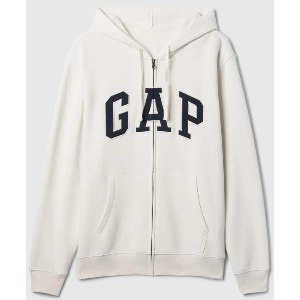 Gap V-Heritage Gap Logo Fz-Snl 674144 Erkek Kapüşonlu Fermuarlı Sweatshirt