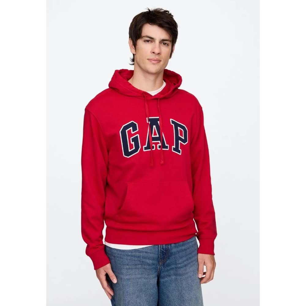 Gap V-Frch Ft Herıtage Logo Po Snl - 868460007 Erkek Kapüşonlu Sweatshirt