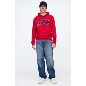 Gap V-Frch Ft Herıtage Logo Po Snl - 868460007 Erkek Kapüşonlu Sweatshirt