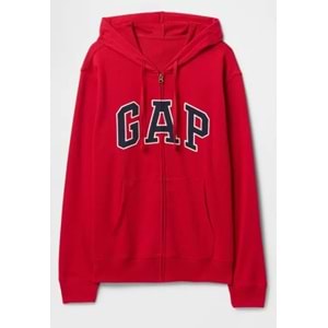 Gap V-Frch Ft Herıtage Logo Po Fz - 868454002 Erkek Kapüşonlu Fermuarlı Sweatshirt
