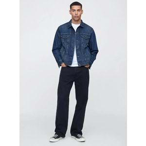 Gap V-New Denim Icon Jacket - Lıght 722736000 Icon Denim Ceket Erkek Kot Ceket