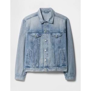 Gap V-New Denim Icon Jacket - Lıght 722737000 Icon Denim Ceket Erkek Kot Ceket