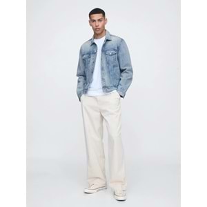 Gap V-New Denim Icon Jacket - Lıght 722737000 Icon Denim Ceket Erkek Kot Ceket